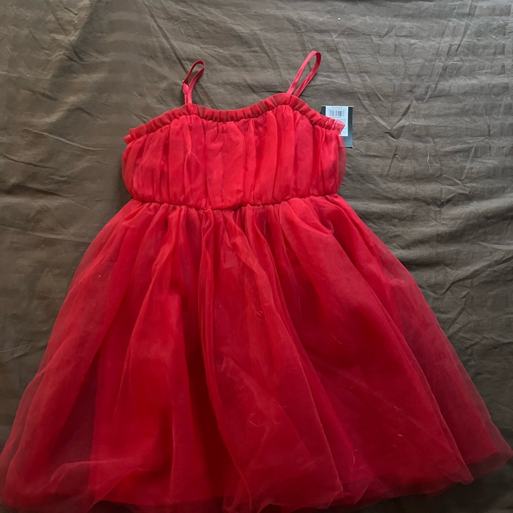 Red Tulle Dress